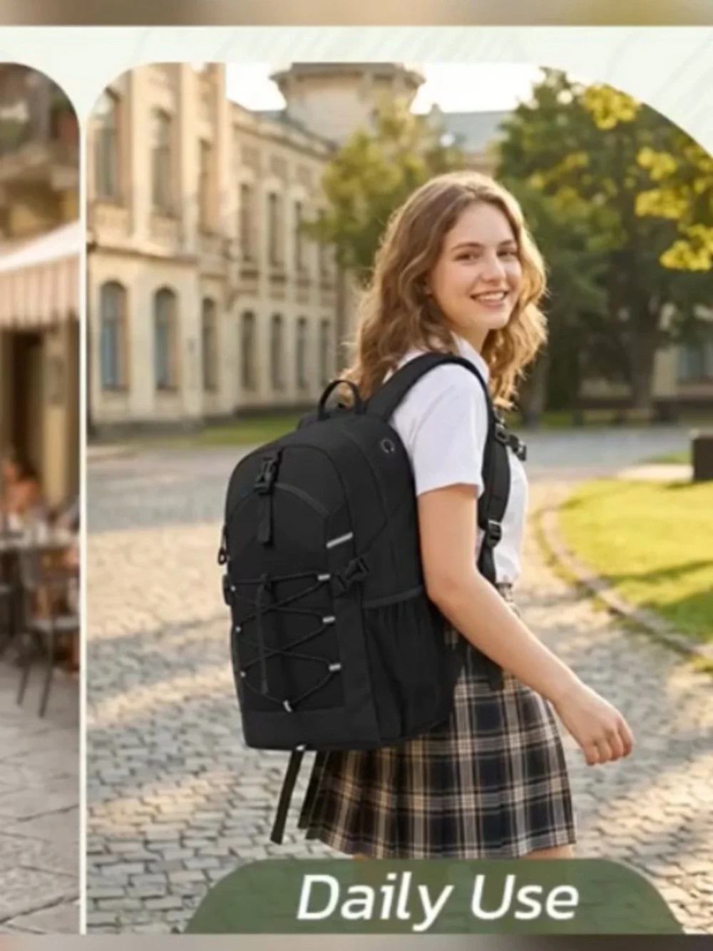 Tilymol black 25L travel/hike backpack